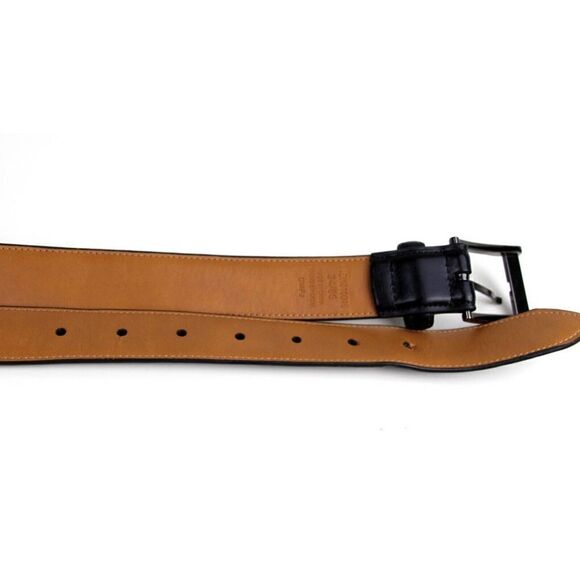 DOCKERS BLACK GENUINE LEATHER 1 1/8"Wd CASUAL DRESS MEN'S BELT Sz 34/85 (F89 - Picture 15 of 15